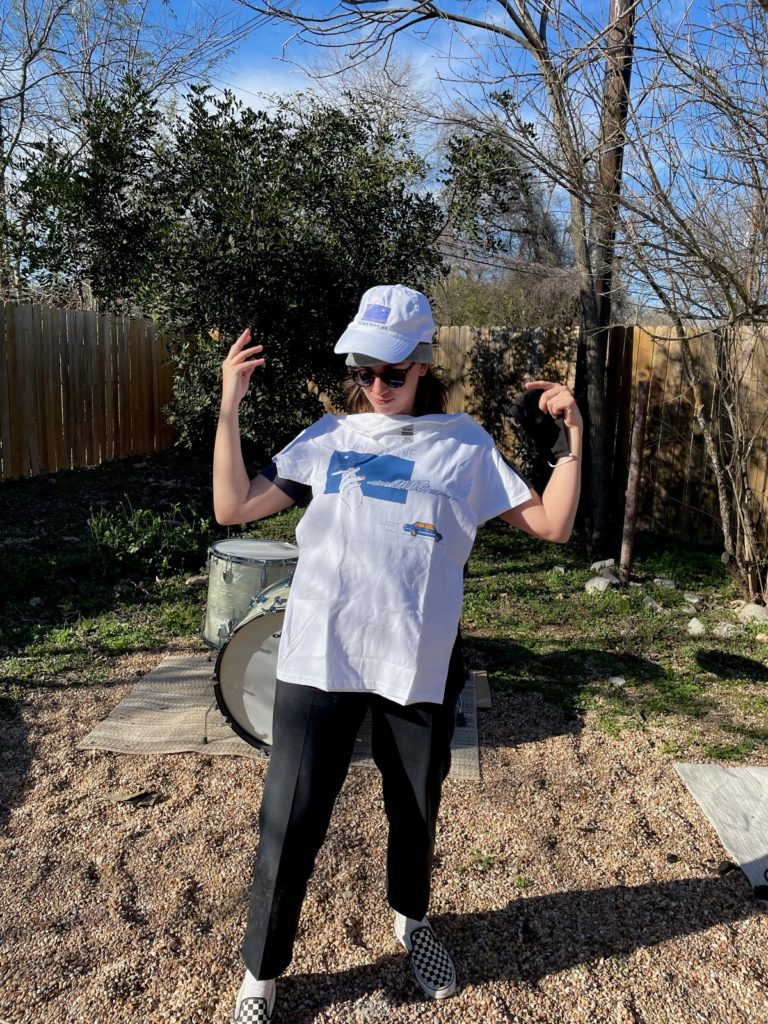 Sun June with new album merchandise