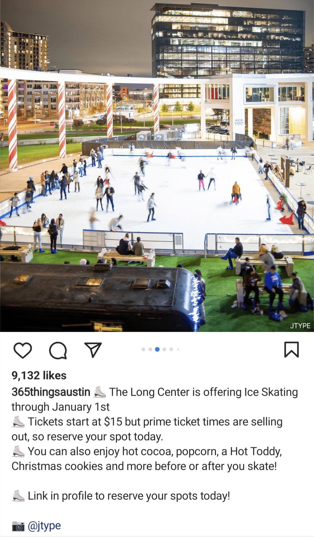 Winter Dreams Come True with Ice Skating at the Long Center Long Center