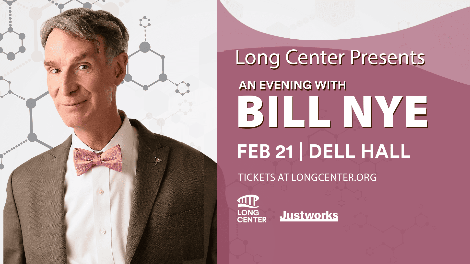 An Evening with Bill Nye FEB 21 | Long Center