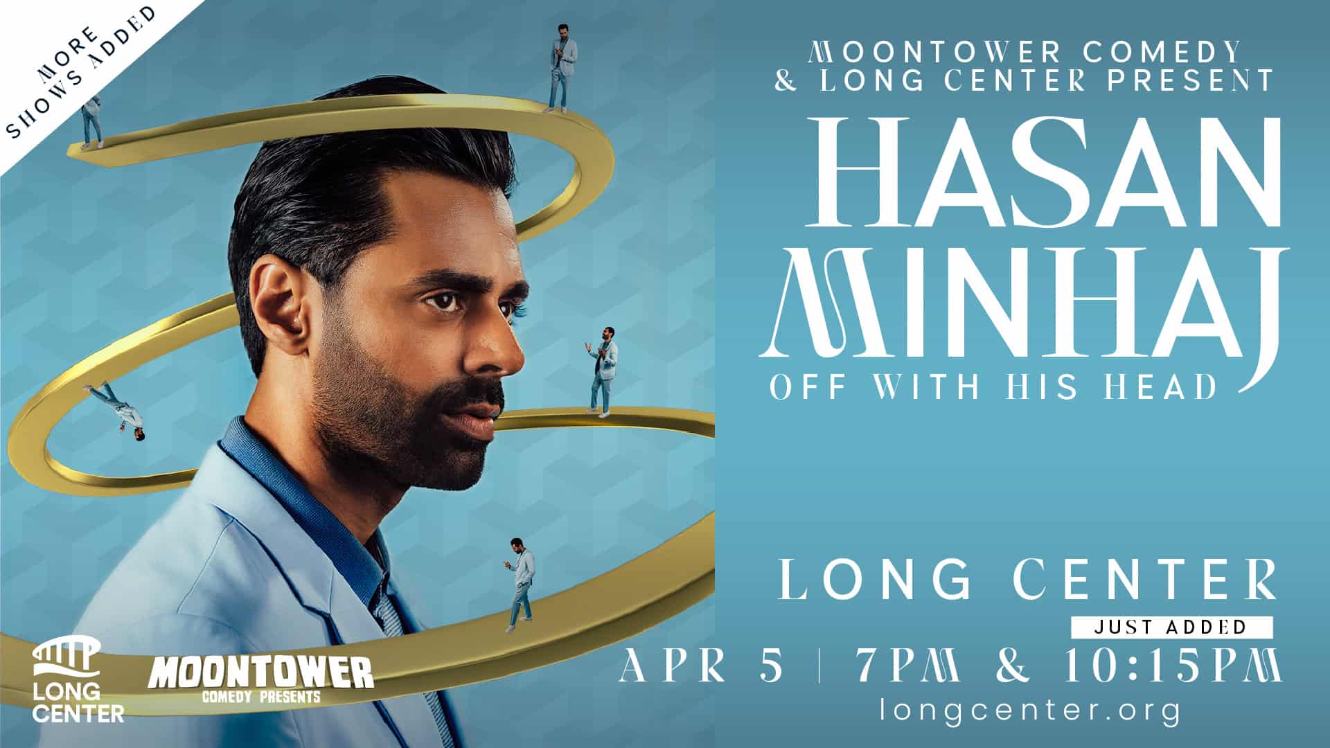 Hasan Minhaj: Off With His Head at the Long Center April 5, 2024